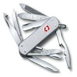 Cortaplumas Victorinox Minichamp Alox 15 Usos 2017 0.6381.26 Color Plateado