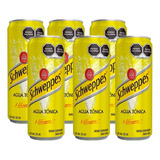 Pack De 6 Agua Tonica Schweppes Lata 355ml