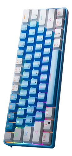 Teclado Mecanico 60% Con Cable Rgb Gamer Alambrico 