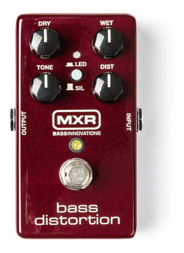 Pedal De Efeito Dunlop Mxr Bass Distortion M85