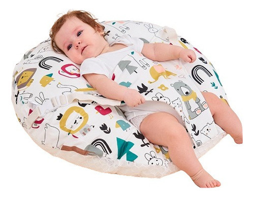 Almohada De Lactancia Para Amamantar Bebe - Multifuncional 