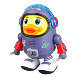 Robot Espacial Pato Bailarín Luces Led Juguete Niños Musical