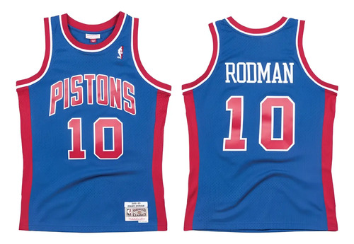 Mitchell And Ness Jersey Detroit Pistons Dennis Rodman 88\u002F89 | Meses sin interés