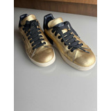 Tenis Dorados Dolce & Gabanna