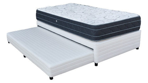 Marinera Dual Bed Jackard + Colchón Viggo Dual Euro 90x190