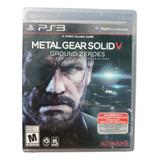 Metal Gear Solid V Ground Zeroes Playstation 3 Videojuego 