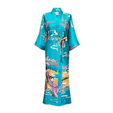 Bata Kimono Mujer Swhiteme Satinado