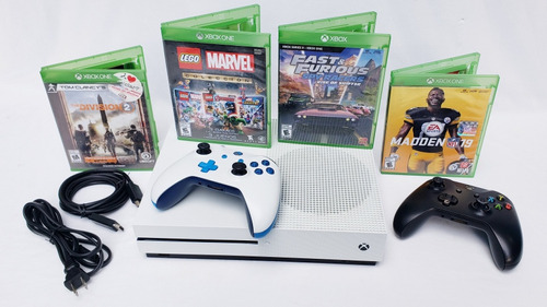 Consola Xbox One S 500gb Microsoft 2 Controles 4 Juegos