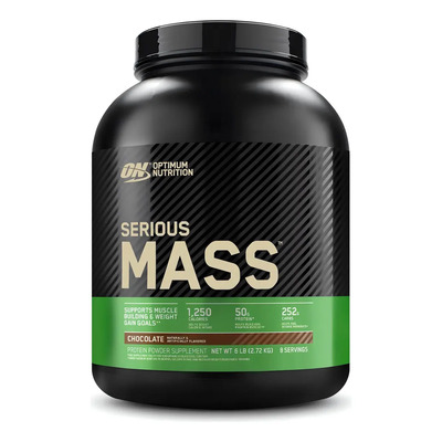 Suplemento en polvo Optimum Nutrition Serious Mass carbohidratos sabor chocolate en pote de 2.72kg | MercadoLibre