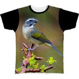 Camiseta Camisa Trinca-ferro Ave Passarinho Pássaro 06