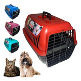 Caixa Transporte Pet N2 Cães Cachorros Gatos Plástico