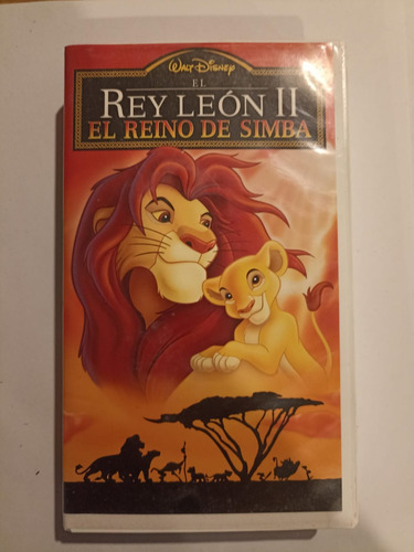 Vhs Rey León 2 Reino De Simba Walt Disney Película Original