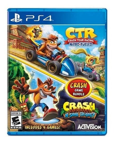 Crash Team Racing + Bandicoot 2 En 1 Bundle- Ps4 Nuevofisico
