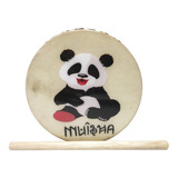 Instrumento Musical Tambor Mini Oso Panda Bebe Personalizado