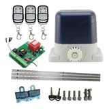 Kit Motor Corredizo 400 Kg 3 Controles Y Cremalleras Acero