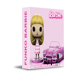 Stl Barbie Funko Pop, Stl Funko Barbie Con Auto