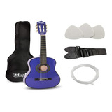 Guitarra Clásica Junior, Rosa, Ma-51, Tamaño Medio De 30 Pul