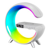 Reloj Despertador Con Cargador Inalámbrico Rgb Professional