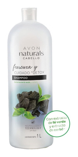 Shampoo Para Cabello Frescura Y Cuidado Detox Naturals Avon