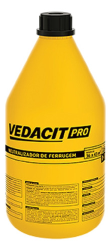 Neutralizador De Ferrugem Vedacit - 3,6l