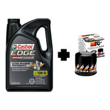 Aceite Castrol Edge Alto Kilometraje  10w30 + Filtro K&n Ps 