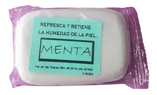 Jabón Artesanal Menta (refresca Y Retiene Humedad)