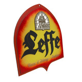 Placa Decorativa Leffe Cerveja 3d Relevo Bar Restaurante
