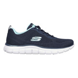 Tenis Skechers 150141nvaq Track Mujer