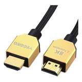 Hdmi 2.1 Cable 8k 60hz 4k 120hz Alta Velocidad 48gbps 2metro