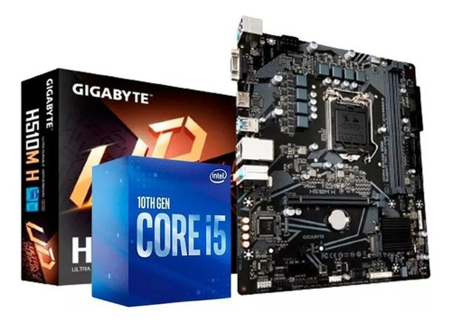 Kit Intel 10 Ger Core I5 10400f + Placa Gigabyte H510m-h