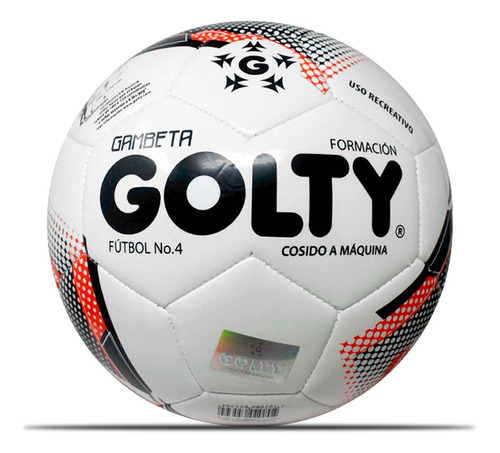 Balón Fútbol Golty Fundamentacion Gambeta No. 4-blanco Color Blanco