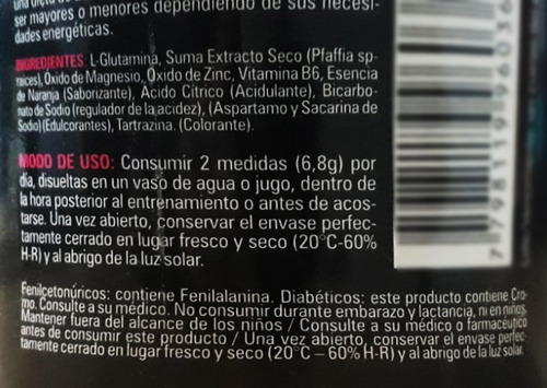Bioglutamina Zma Hormona De Crecimiento Hgh Aumentar Crecer