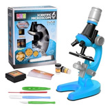 Kit Microscopio Compuesto Con Luz 100x A 450x + Env. Gratis