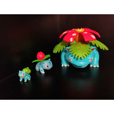 Lote Pokémon Jazwares Bulbasaur Ivysaur Venusaur