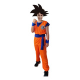 Fantasia Gosplay Goku Dragon Ball Z + Cabelo Brinde