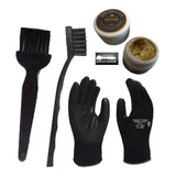 Kit Pasta Termica Gold Pincel Escova Luvas Anti Estatica 