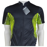 Tricota Corta De Ciclismo Negro/verde Trinx