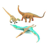 Dinosaurios X 3 Piezas De Museo Real World 2565