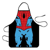 Delantal Spiderman Hombre Araña Cocina Asados Regalo