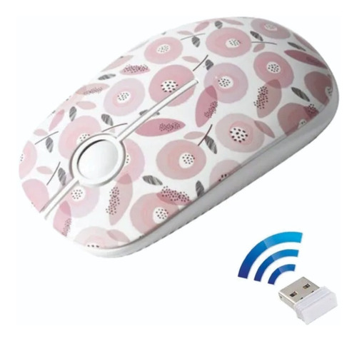 Mouse Inalámbrico Flica  I330h Pink