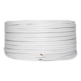 Cable Pot Duplex Cal 16 Blanco 100m Antiflama 100% Cobre Cdc