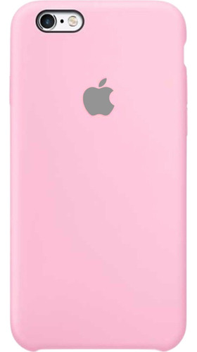 Capa De Celular iPhone 6s Silicone Rosa