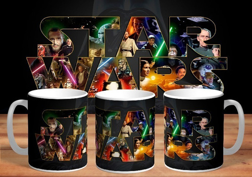 Taza - Tazón De Ceramica Sublimada Star Wars: Logo