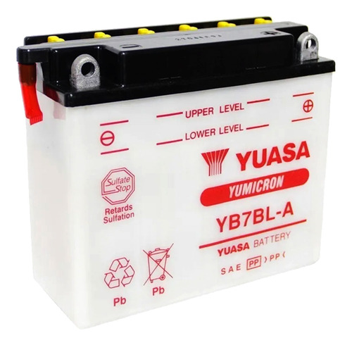 Bateria Moto Yuasa Yb7bl-a = 12n7a-3a Para Honda Storm . Yua