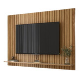 Suporte Painel Para Tv Ripado Madeira 75 Polegadas