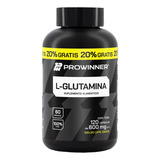 L-glutamina (100 Caps + 20% Extra) - Prowinner Sabor Sin Sabor