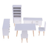 Set De Y Silla Con Gabinetes De Decoraciones Para