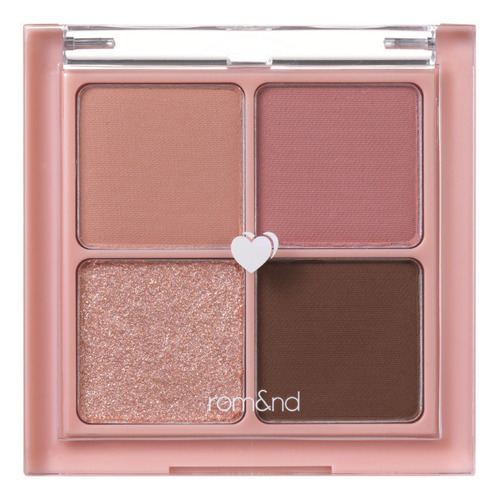 Paleta 4 Sombras Dry Rose Romand Cosmética Coreana