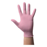 Guantes De Nitrilo Color Rosado Pastel Machtig Alta Calidad