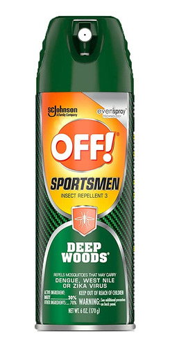 Off! Deep Woods Sportsman Repelente De Insectos, 6 Onzas (pa